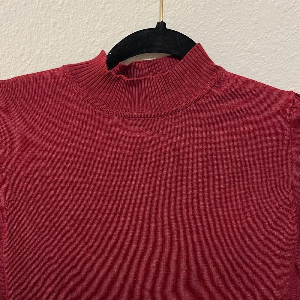 Maroon sweater dress - Picture 2 of 3